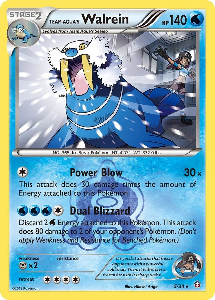 Image for Team Aqua's Walrein (5/34) (DCR) - Pokemon