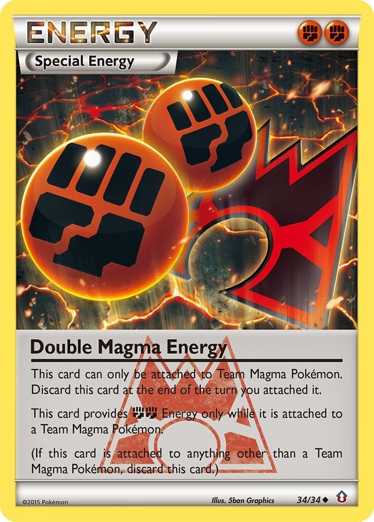 Image for Double Magma Energy (34/34) (DCR) - Pokemon