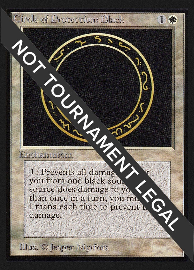 Image for Circle of Protection: Black (IE) - Magic: The Gathering