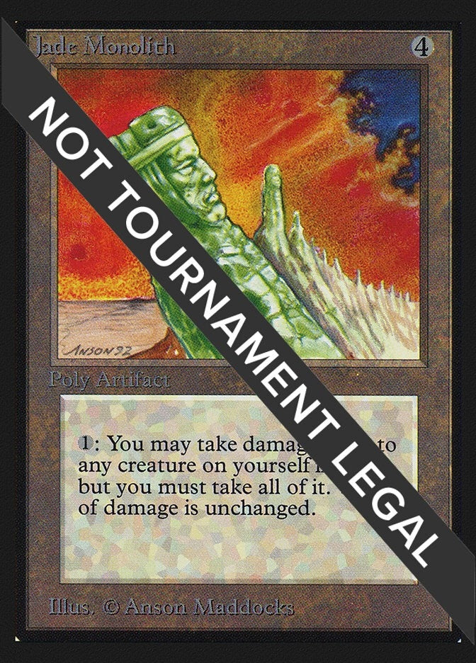 Image for Jade Monolith (IE) (IED) - Magic: The Gathering