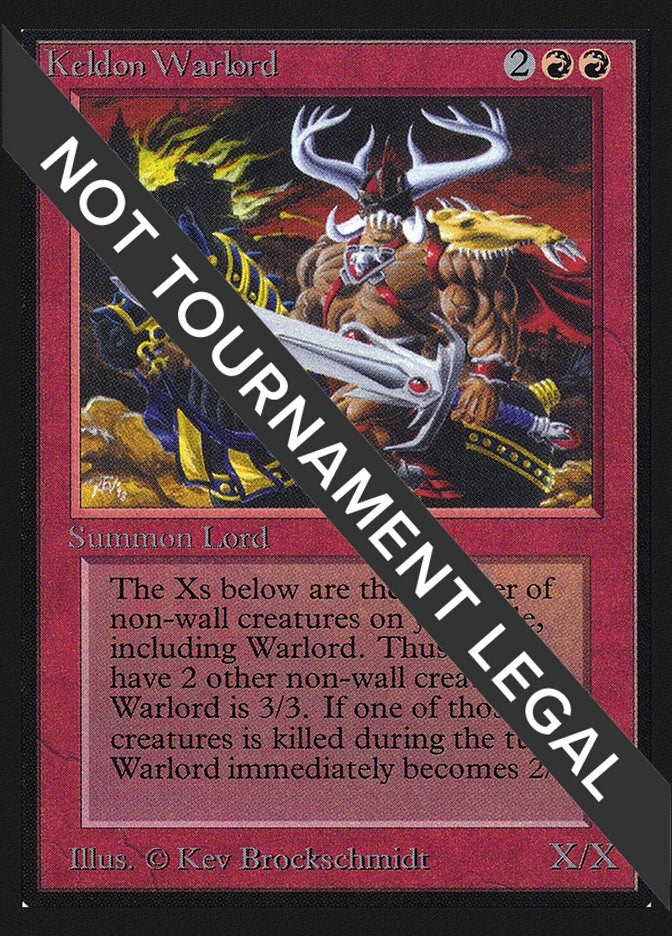Image for Keldon Warlord (IE) - Magic: The Gathering