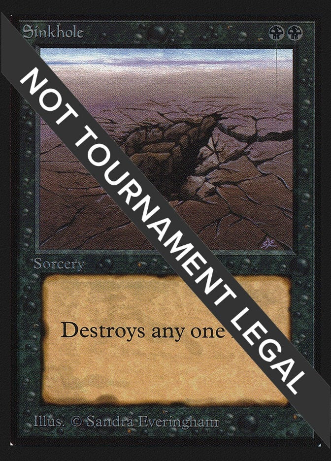 Image for Sinkhole (IE) - Magic: The Gathering