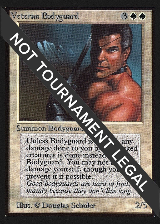 Image for Veteran Bodyguard (IE) - Magic: The Gathering