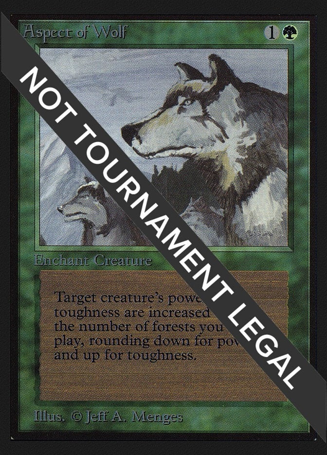 Image for Aspect of Wolf (CE) (CED) - Magic: The Gathering