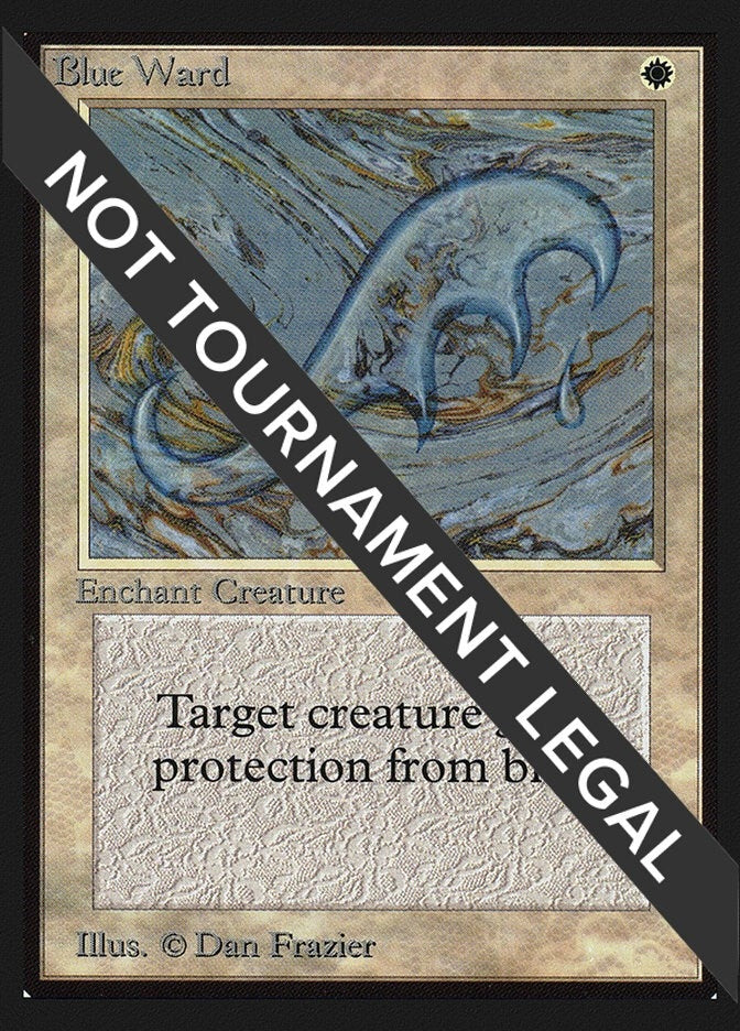 Image for Blue Ward (CE) (CED) - Magic: The Gathering