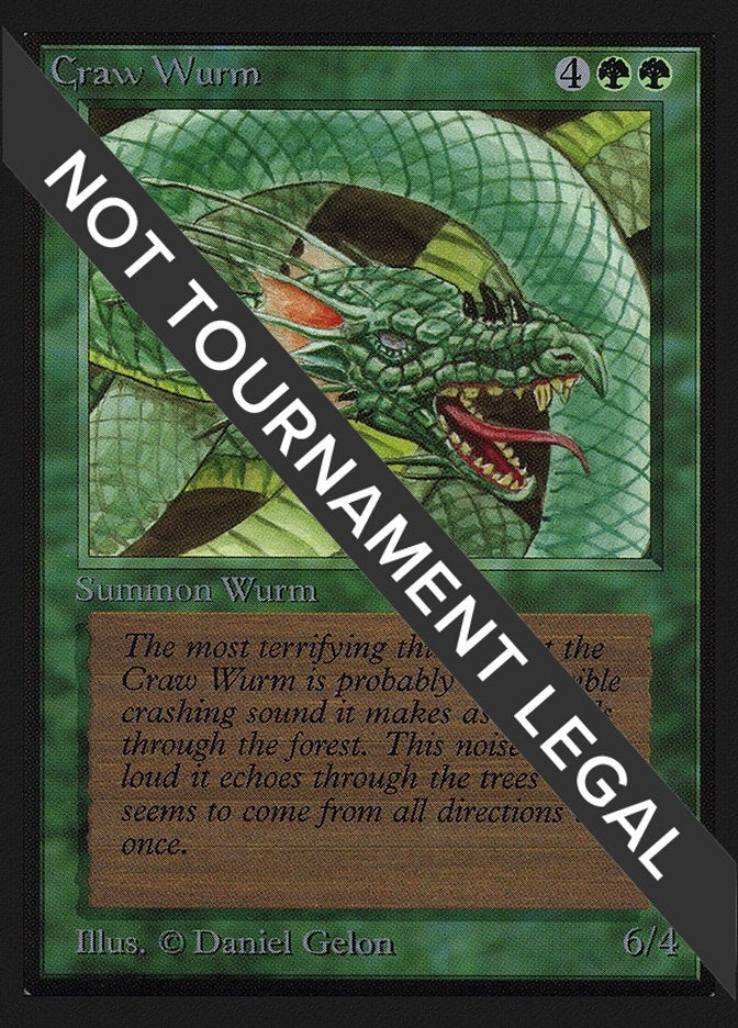 Image for Craw Wurm (CE) (CED) - Magic: The Gathering