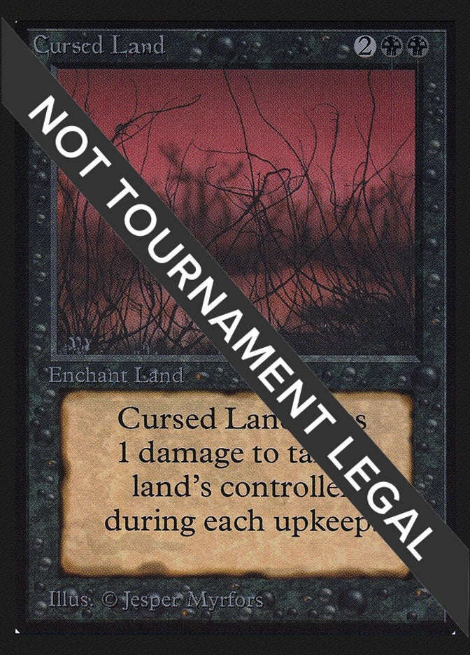 Image for Cursed Land (CE) - Magic: The Gathering