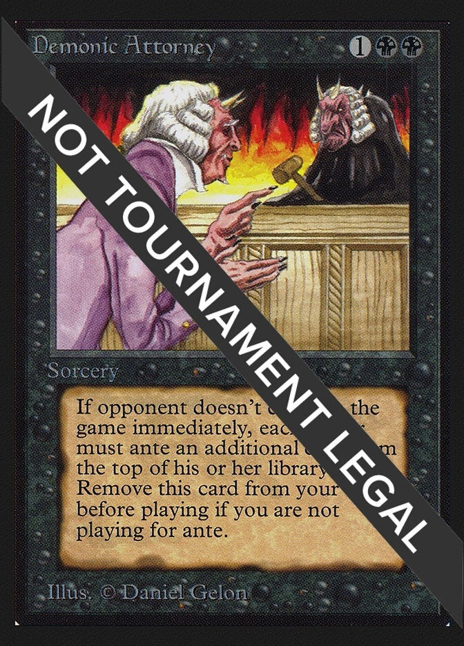 Image for Demonic Attorney (CE) (CED) - Magic: The Gathering