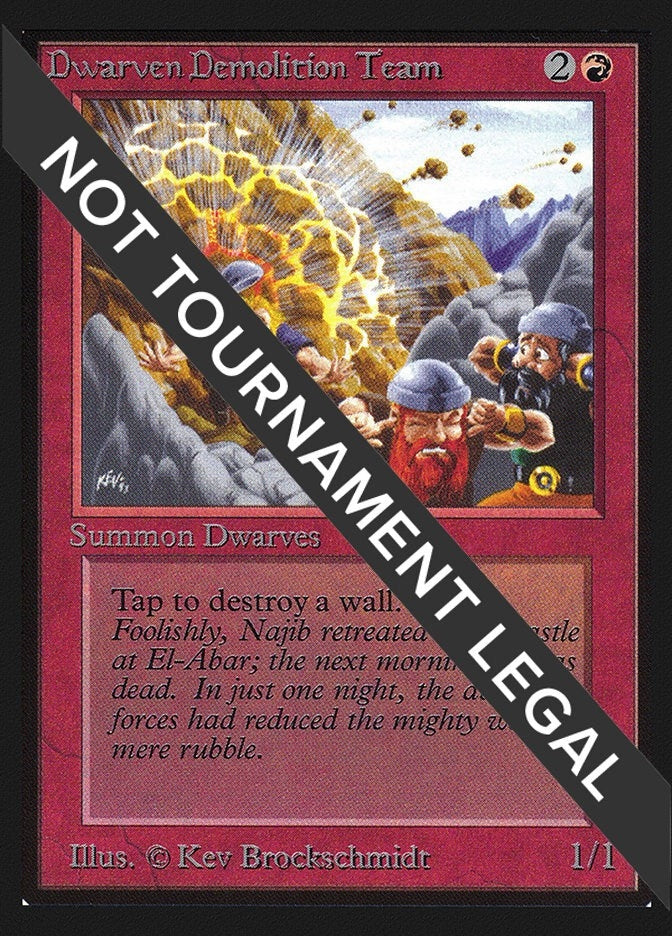Image for Dwarven Demolition Team (CE) (CED) - Magic: The Gathering