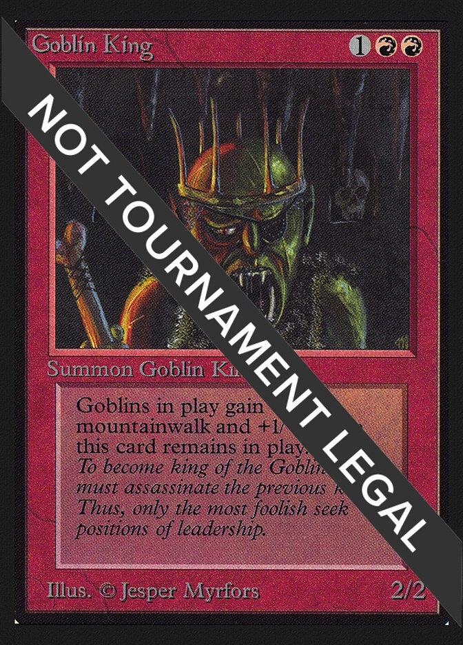 Image for Goblin King (CE) (CED) - Magic: The Gathering