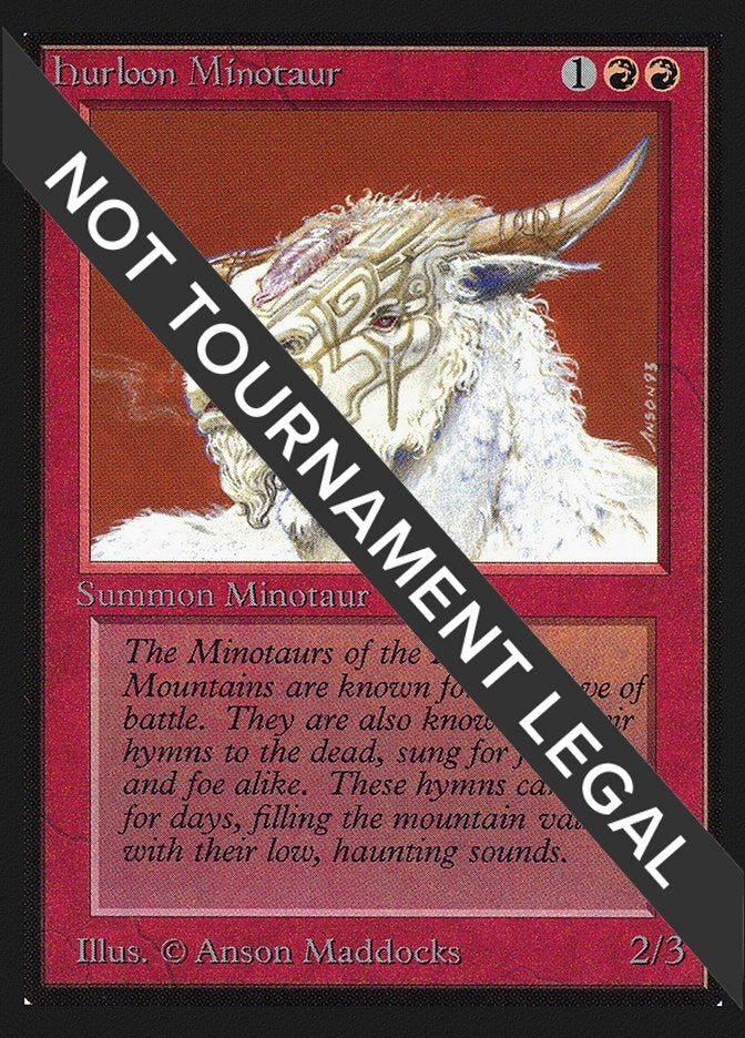 Image for Hurloon Minotaur (CE) - Magic: The Gathering