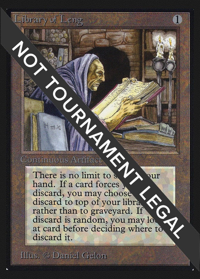 Image for Library of Leng (CE) (CED) - Magic: The Gathering