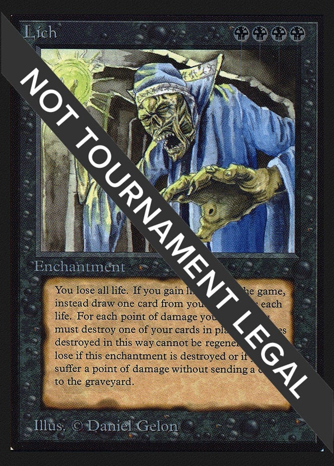 Image for Lich (CE) - Magic: The Gathering
