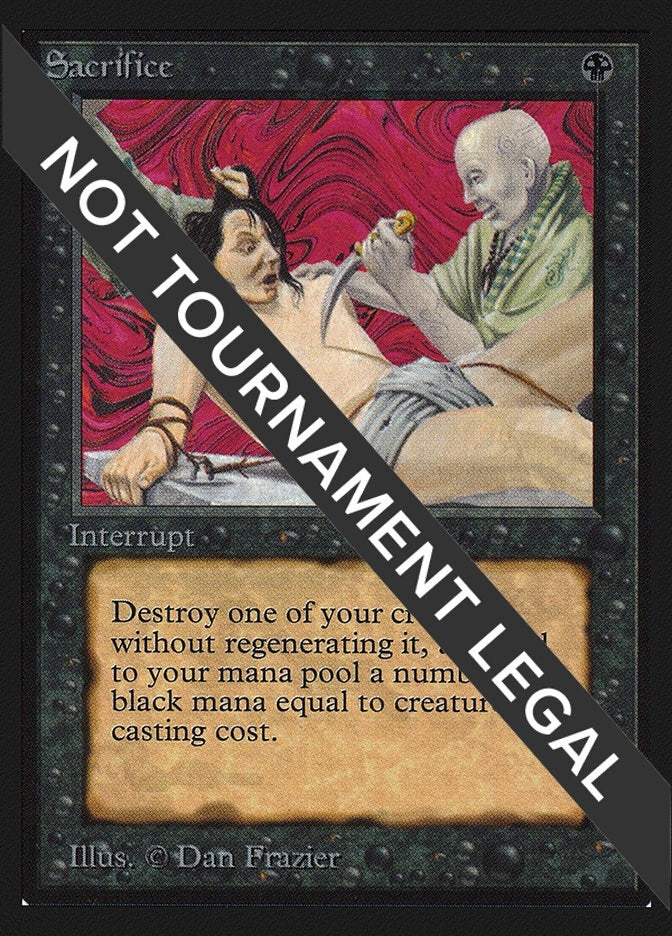 Image for Sacrifice (CE) (CED) - Magic: The Gathering