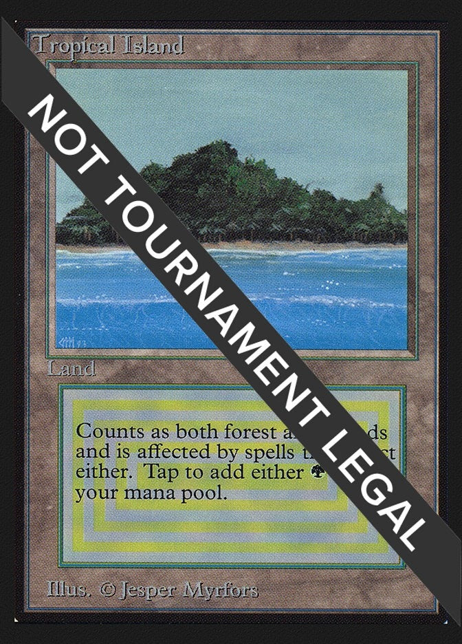 Image for Tropical Island (CE) (CED) - Magic: The Gathering