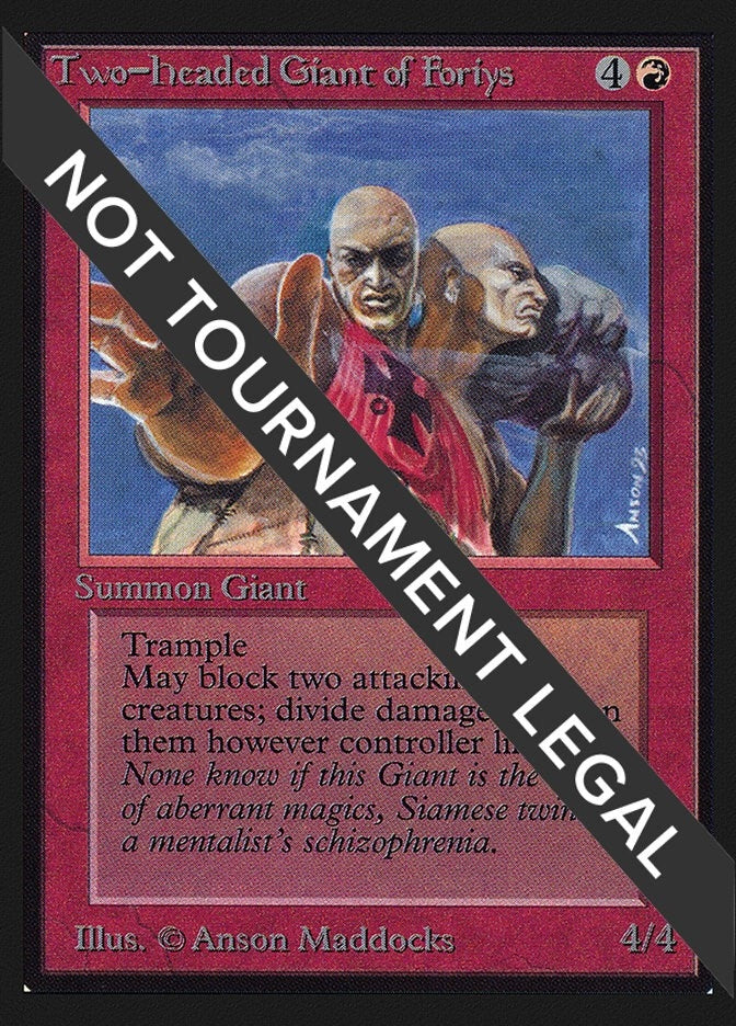 Image for Two-Headed Giant of Foriys (CE) - Magic: The Gathering