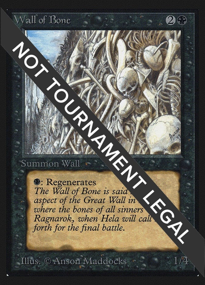 Image for Wall of Bone (CE) (CED) - Magic: The Gathering