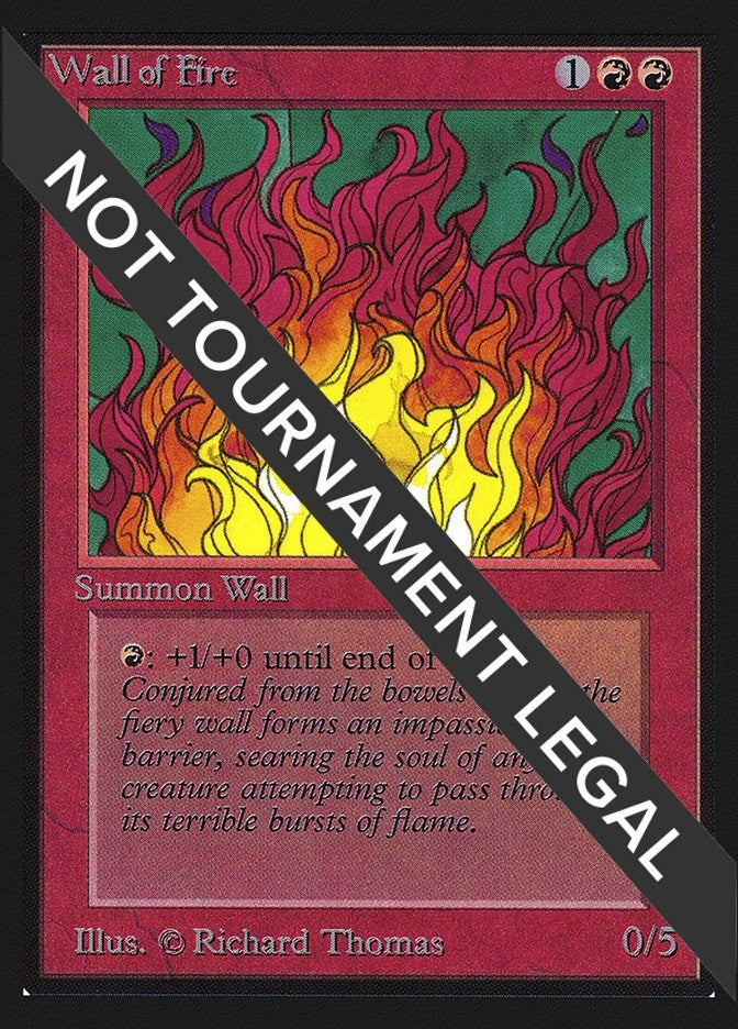 Image for Wall of Fire (CE) - Magic: The Gathering