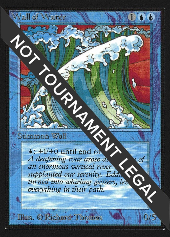 Image for Wall of Water (CE) (CED) - Magic: The Gathering