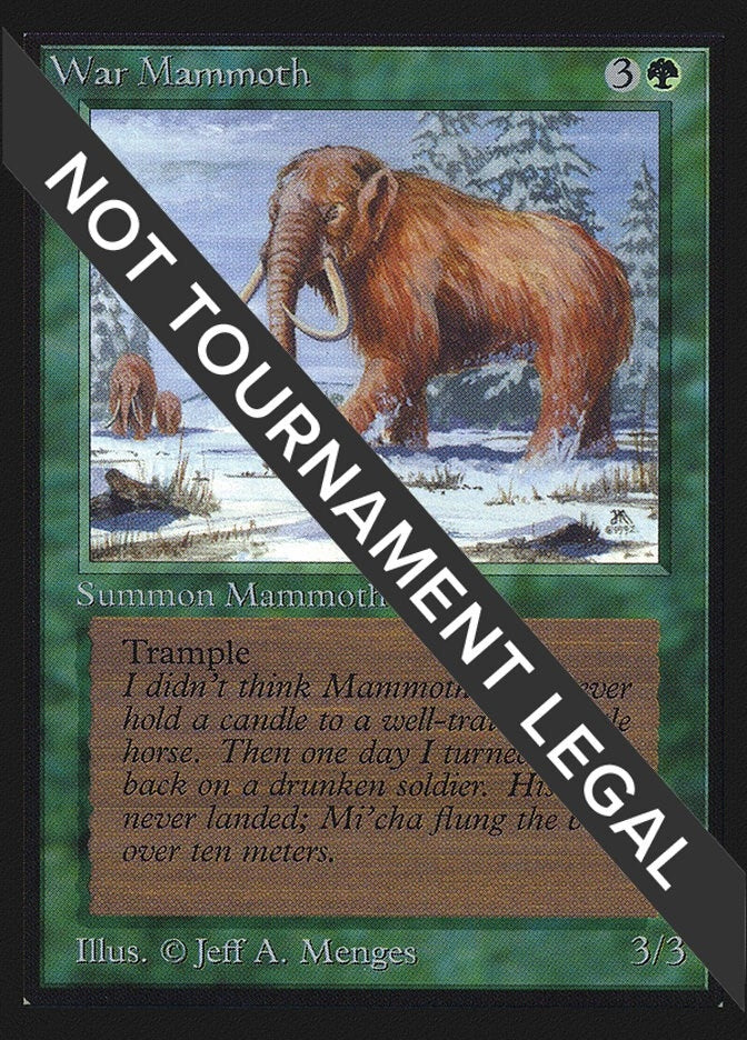 Image for War Mammoth (CE) (CED) - Magic: The Gathering