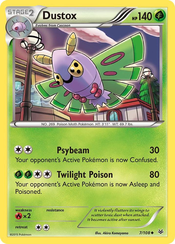Image for Dustox (7) (7/108) (ROS) - Pokemon