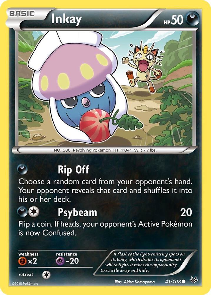 Image for Inkay (41/108) (ROS) - Pokemon