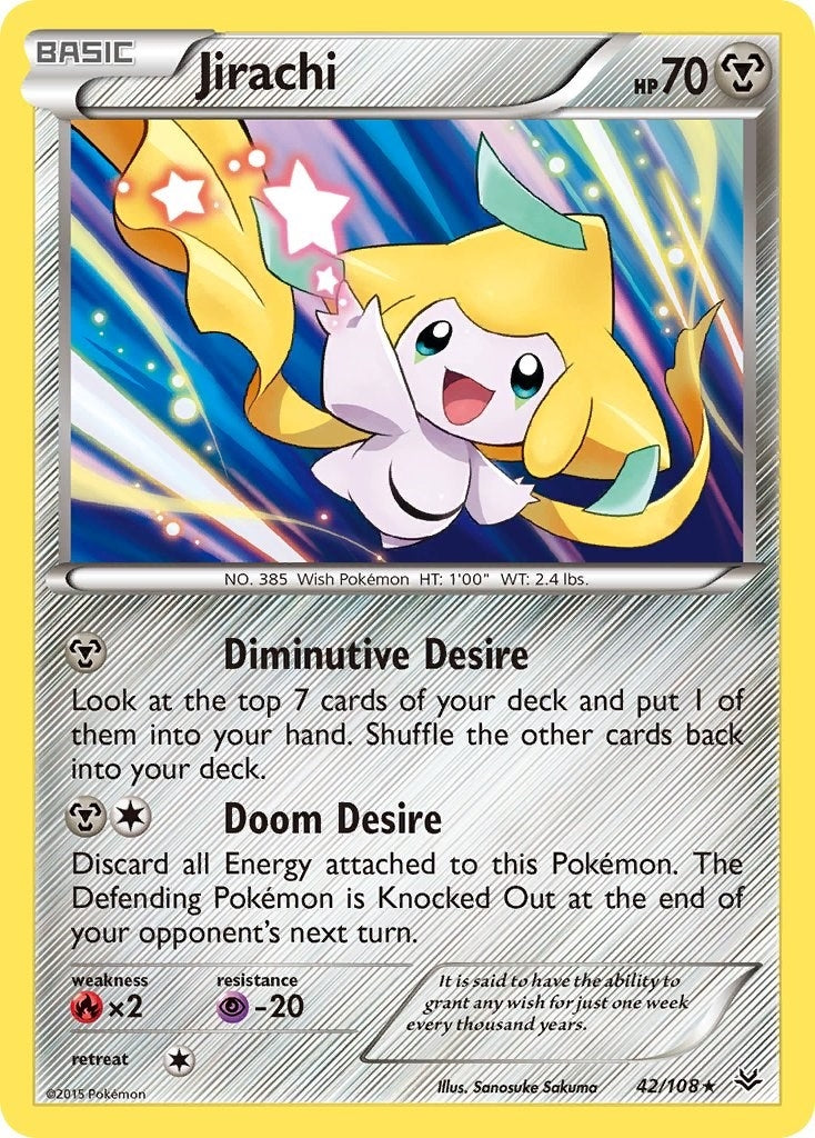Image for Jirachi (42/108) (ROS) - Pokemon