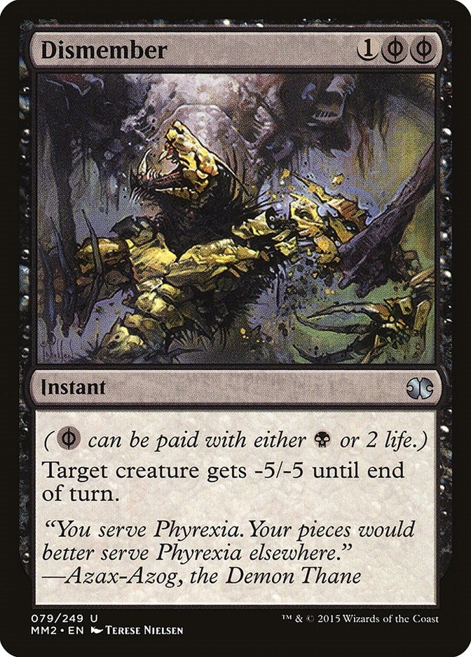 Image for Dismember (79) - Magic: The Gathering