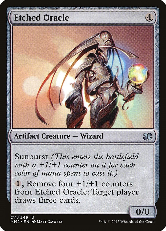 Image for Etched Oracle (211) - Magic: The Gathering