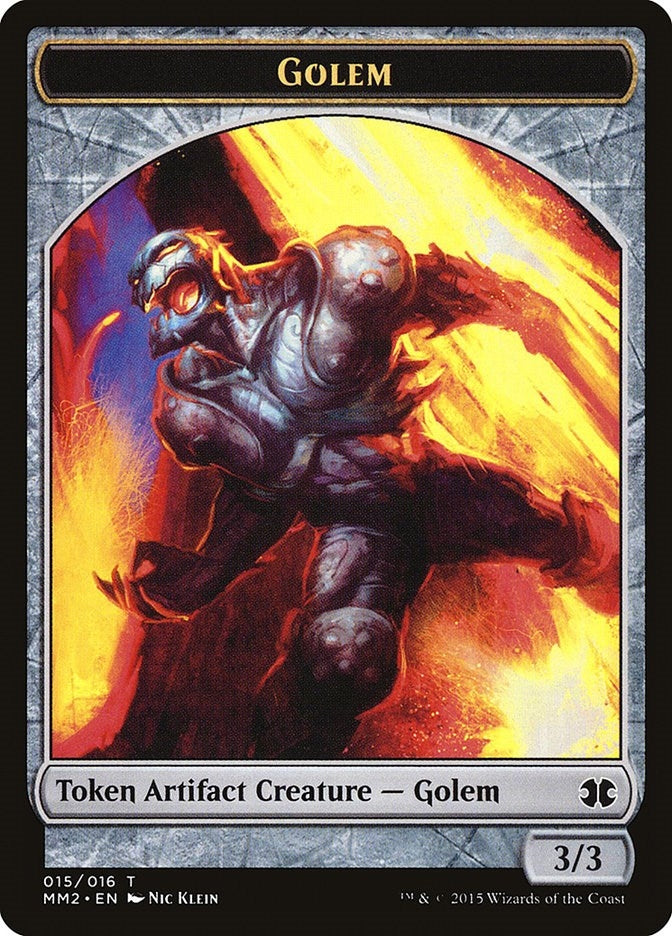 Image for Golem Token (15) - Magic: The Gathering