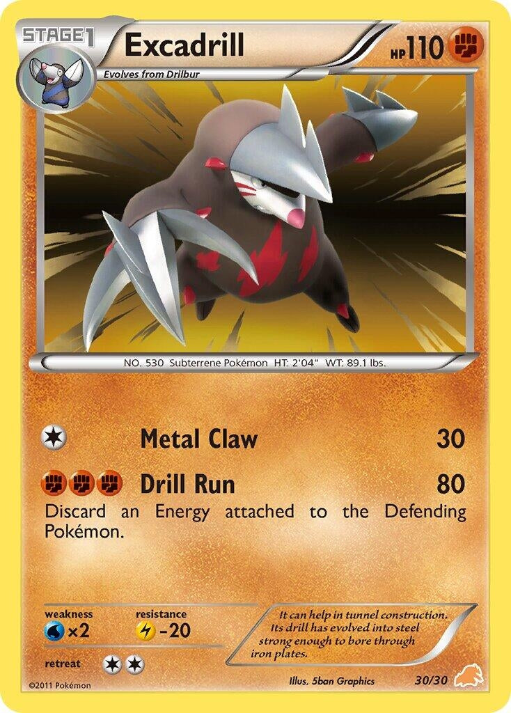Image for Excadrill (#30 Holo) (30/30) (BLW) - Pokemon
