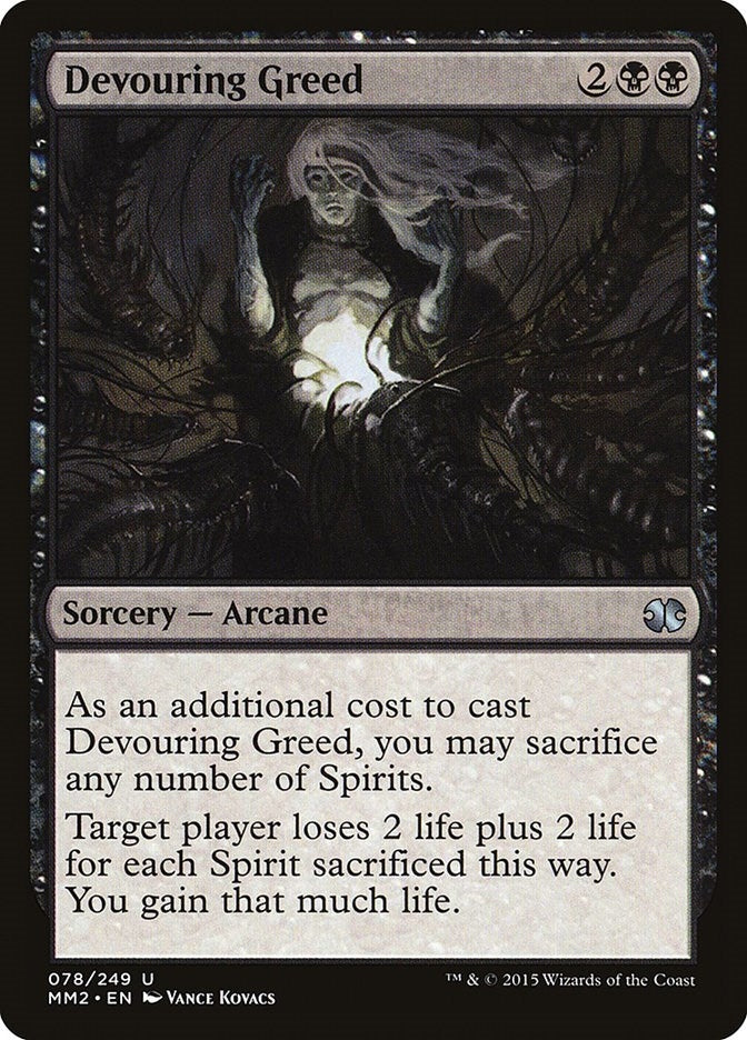 Image for Devouring Greed (78) (MM2) - Magic: The Gathering
