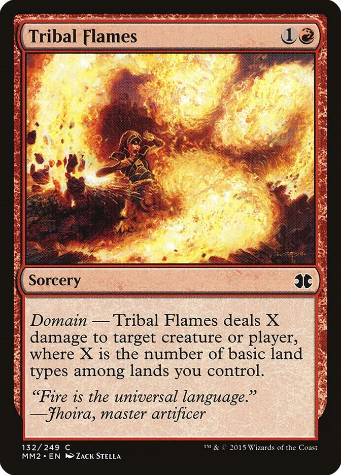 Image for Tribal Flames (132) (MM2) - Magic: The Gathering