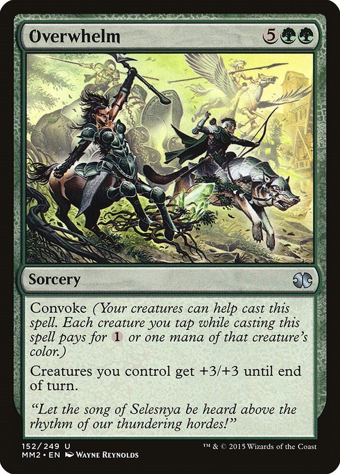 Image for Overwhelm (152) (MM2) - Magic: The Gathering