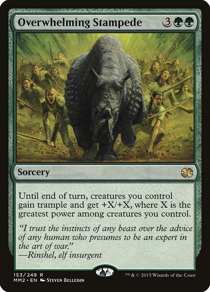 Image for Overwhelming Stampede (153) - Magic: The Gathering