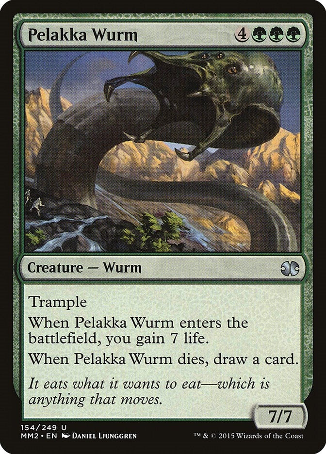 Image for Pelakka Wurm (154) (MM2) - Magic: The Gathering