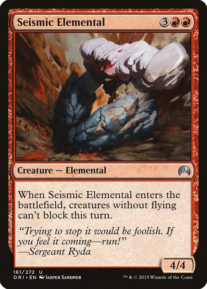 Image for Seismic Elemental (161) (ORI) - Magic: The Gathering