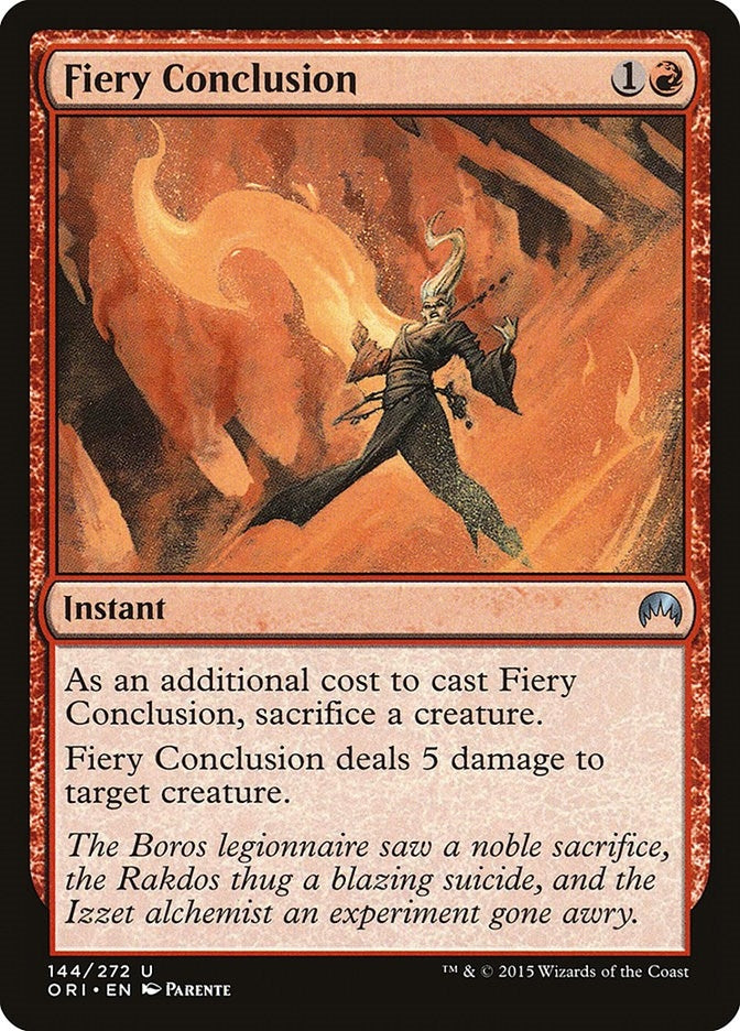 Image for Fiery Conclusion (144) (ORI) - Magic: The Gathering