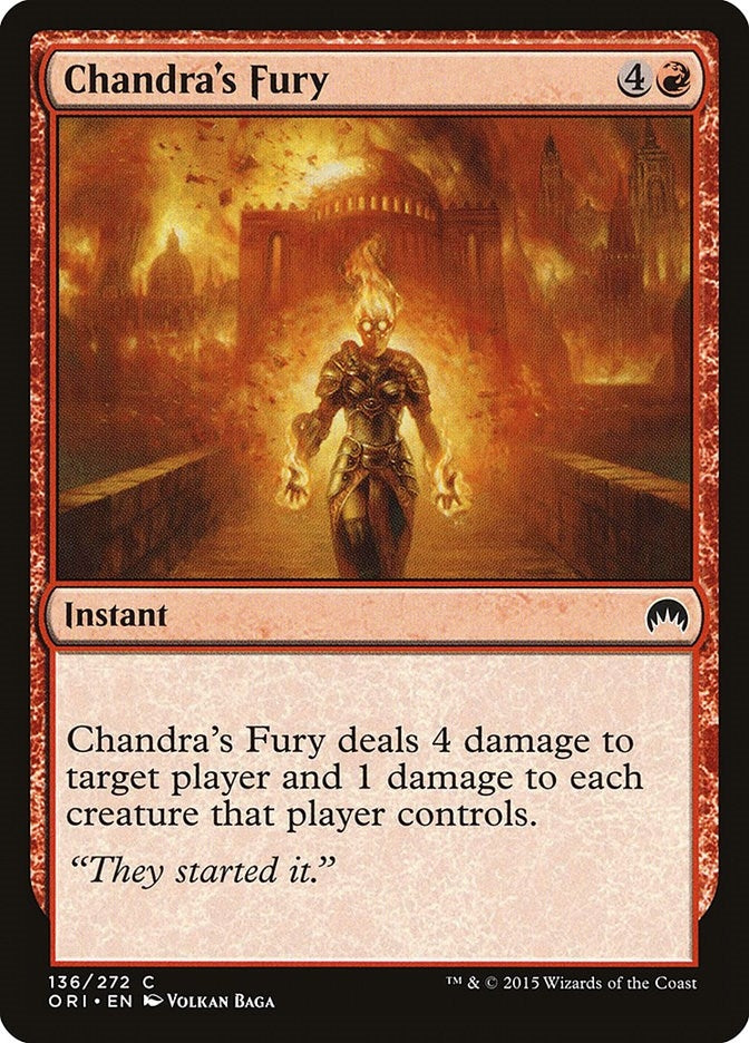 Image for Chandra's Fury (136) - Magic: The Gathering