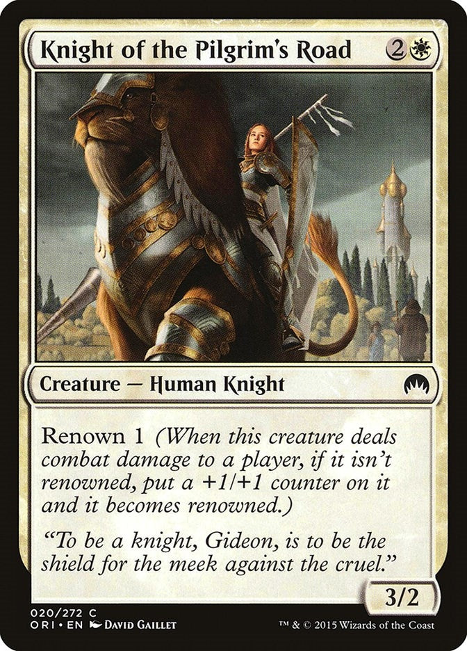 Image for Knight of the Pilgrim's Road (20) (ORI) - Magic: The Gathering