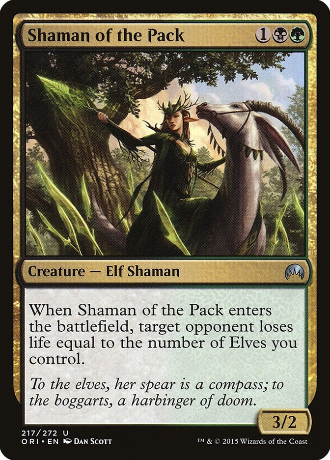 Image for Shaman of the Pack (217) - Magic: The Gathering
