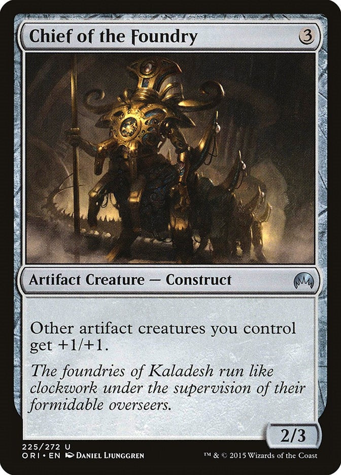 Image for Chief of the Foundry (225) - Magic: The Gathering