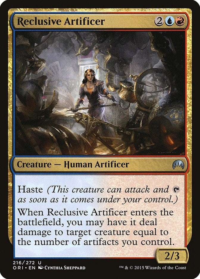 Image for Reclusive Artificer (216) - Magic: The Gathering