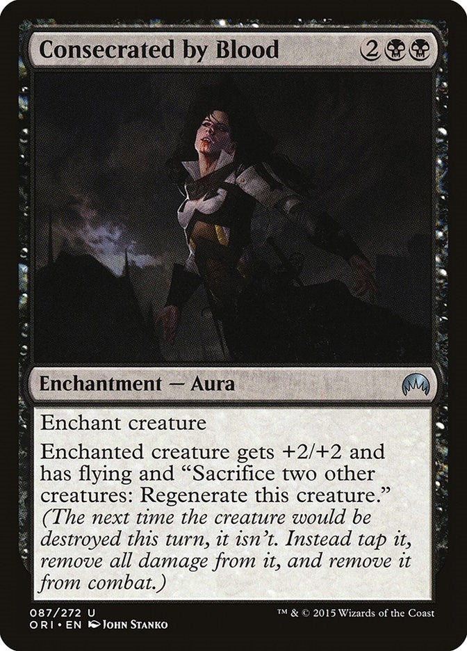 Image for Consecrated by Blood (87) - Magic: The Gathering