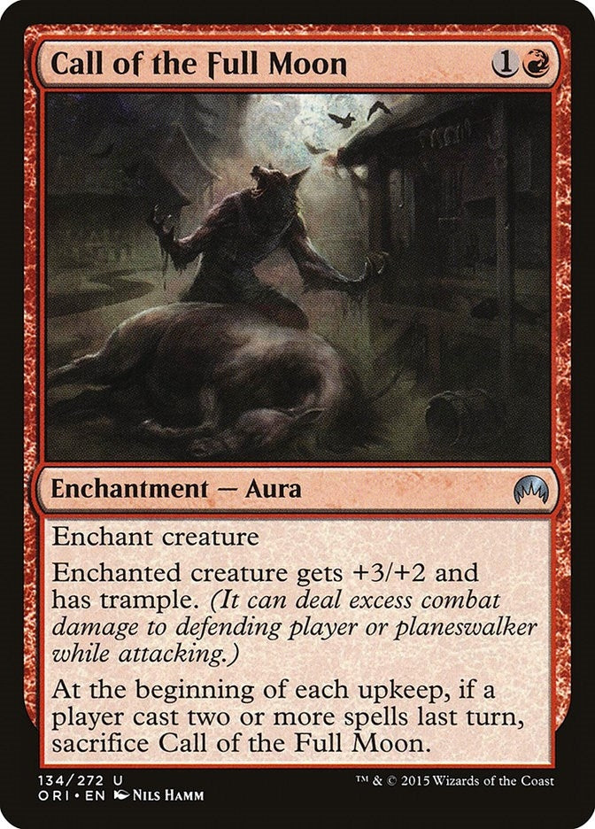 Image for Call of the Full Moon (134) - Magic: The Gathering