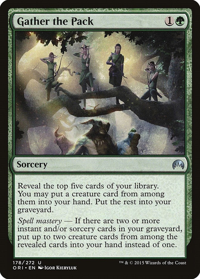 Image for Gather the Pack (178) (ORI) - Magic: The Gathering