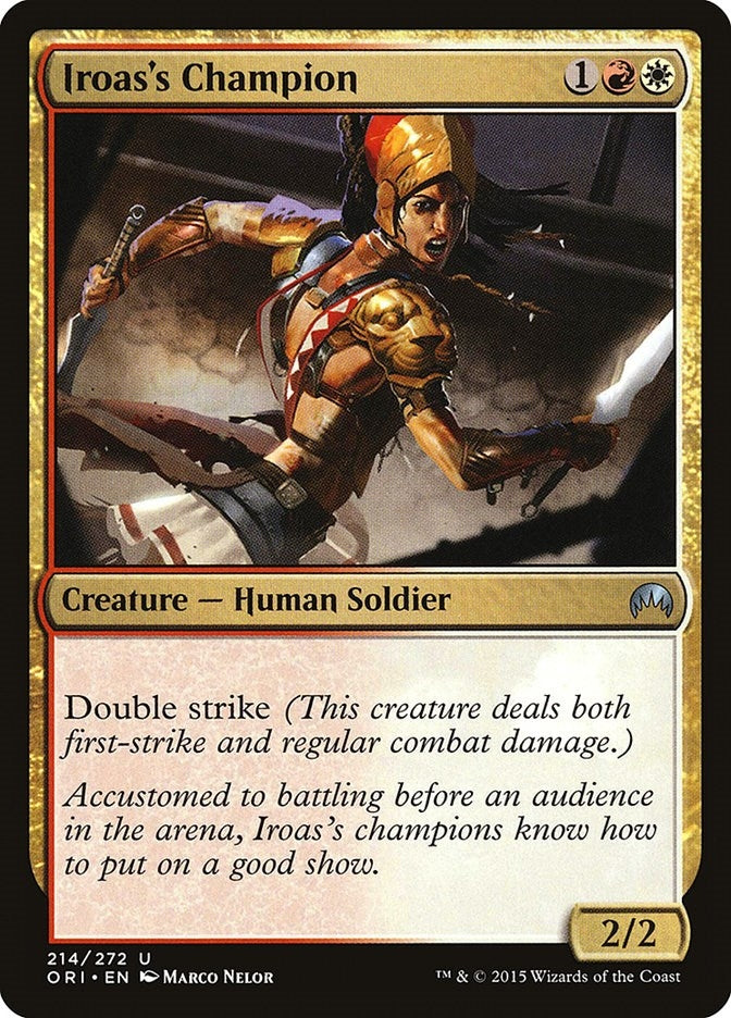 Image for Iroas's Champion (214) - Magic: The Gathering