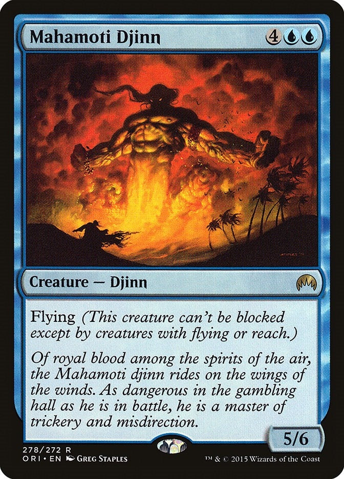 Image for Mahamoti Djinn (278) - Magic: The Gathering