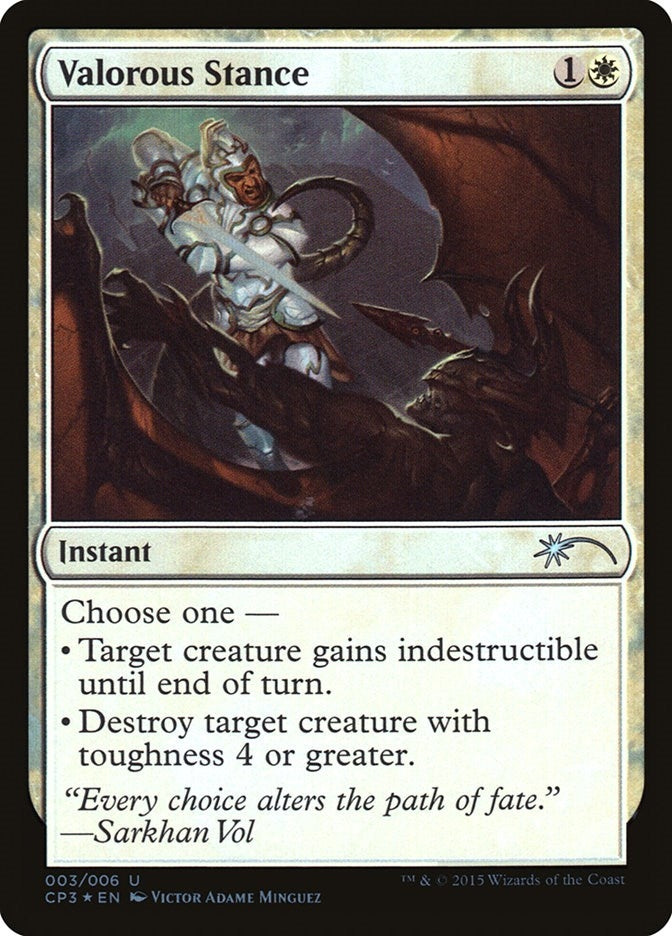 Image for Valorous Stance (3) - Magic: The Gathering