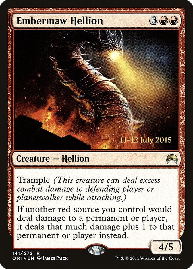 Image for Embermaw Hellion (141) - Magic: The Gathering